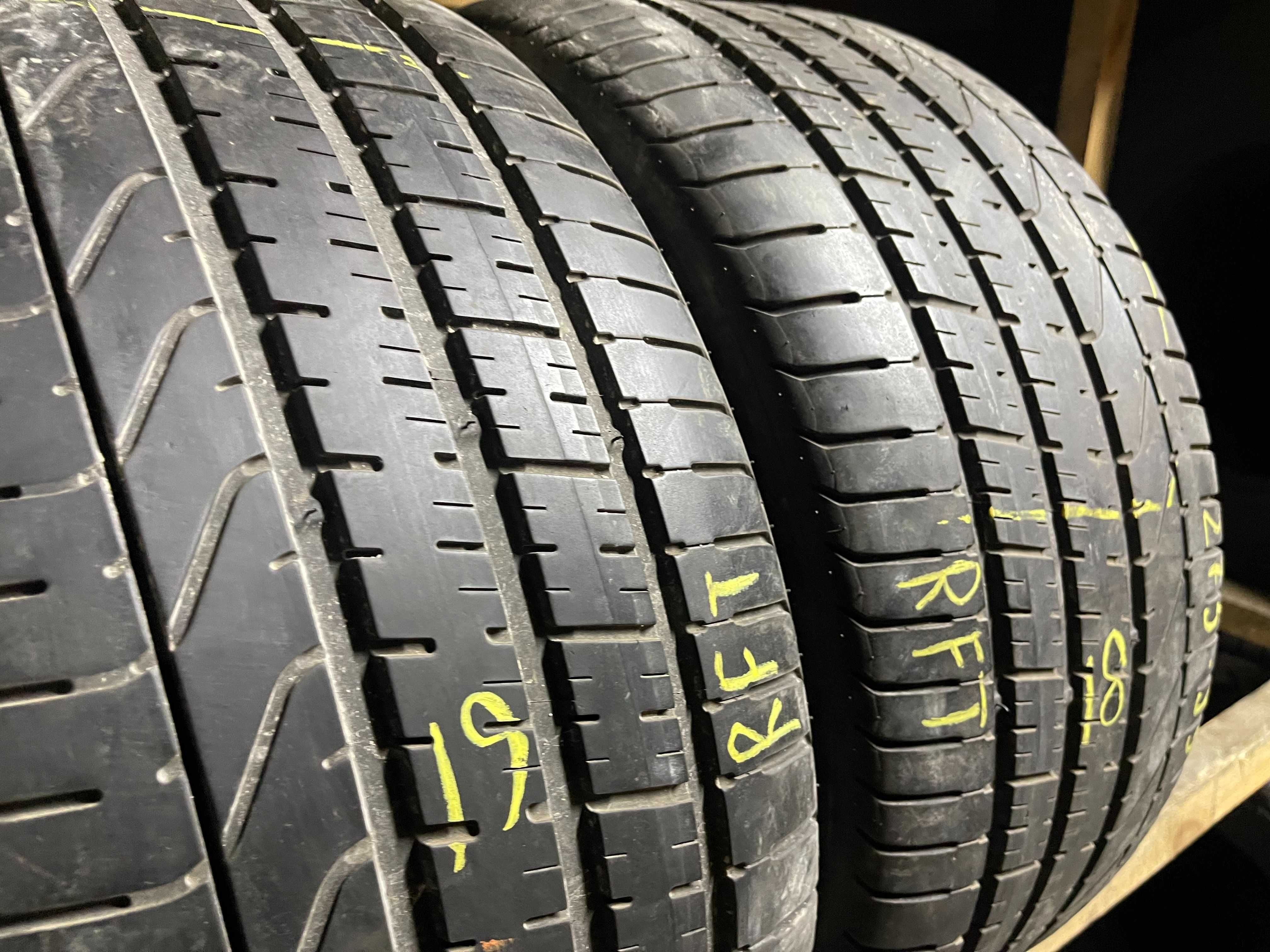 Шини літо 275/35R20 PIRELLI PZERO 2шт 7мм 18/19рік РАНФЛЕТ