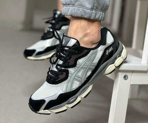 Кроссовки Мужские Asics Gel-NYC 1090 Black Ivory Grey/Кросівки Асікc
