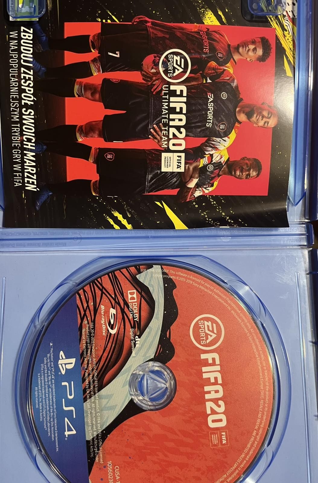 Продам диск на playstation4  FIFA 20