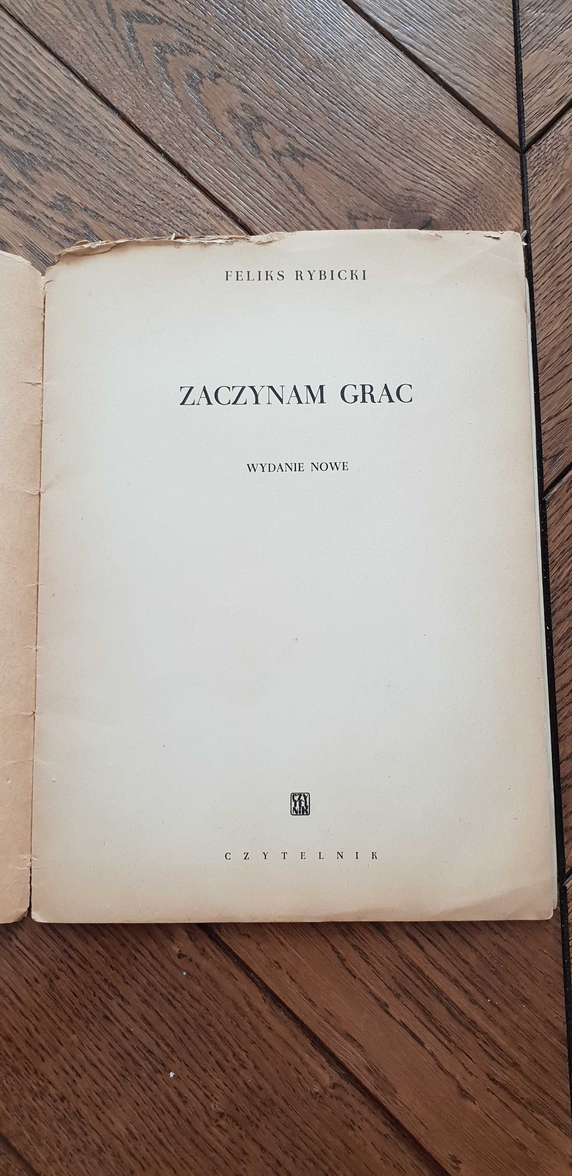 Zestaw nut rok 1953 "Zaczynam grać" Feliks Rybicki