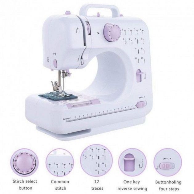 Швейная машинка Happy Home Digital Sewing Machine FHSM-505A Pro 12 в 1