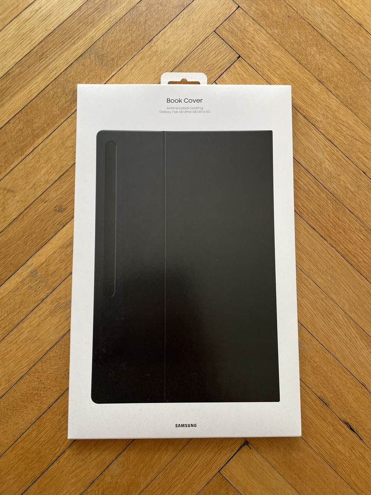 Czarne etui Book Cover do Galaxy Tab S8 Ultra