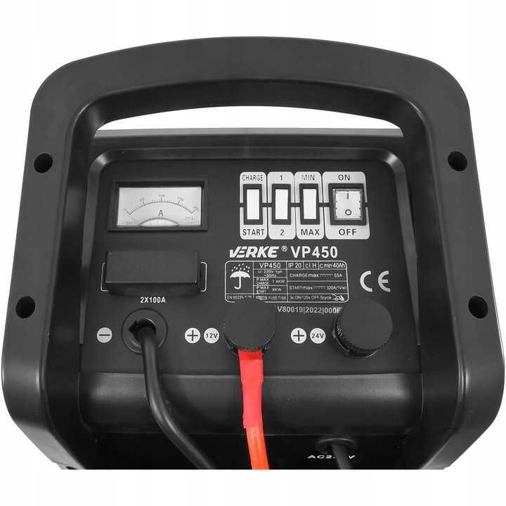 Zespół Prostownikowy Z Funkcją Rozruchu VP-450 12V/24V 55A START-320A