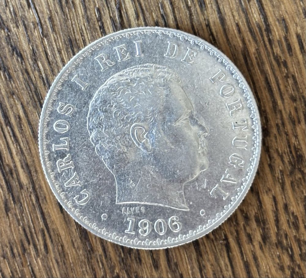 Moeda 500 Reis 1906 D. Carlos I