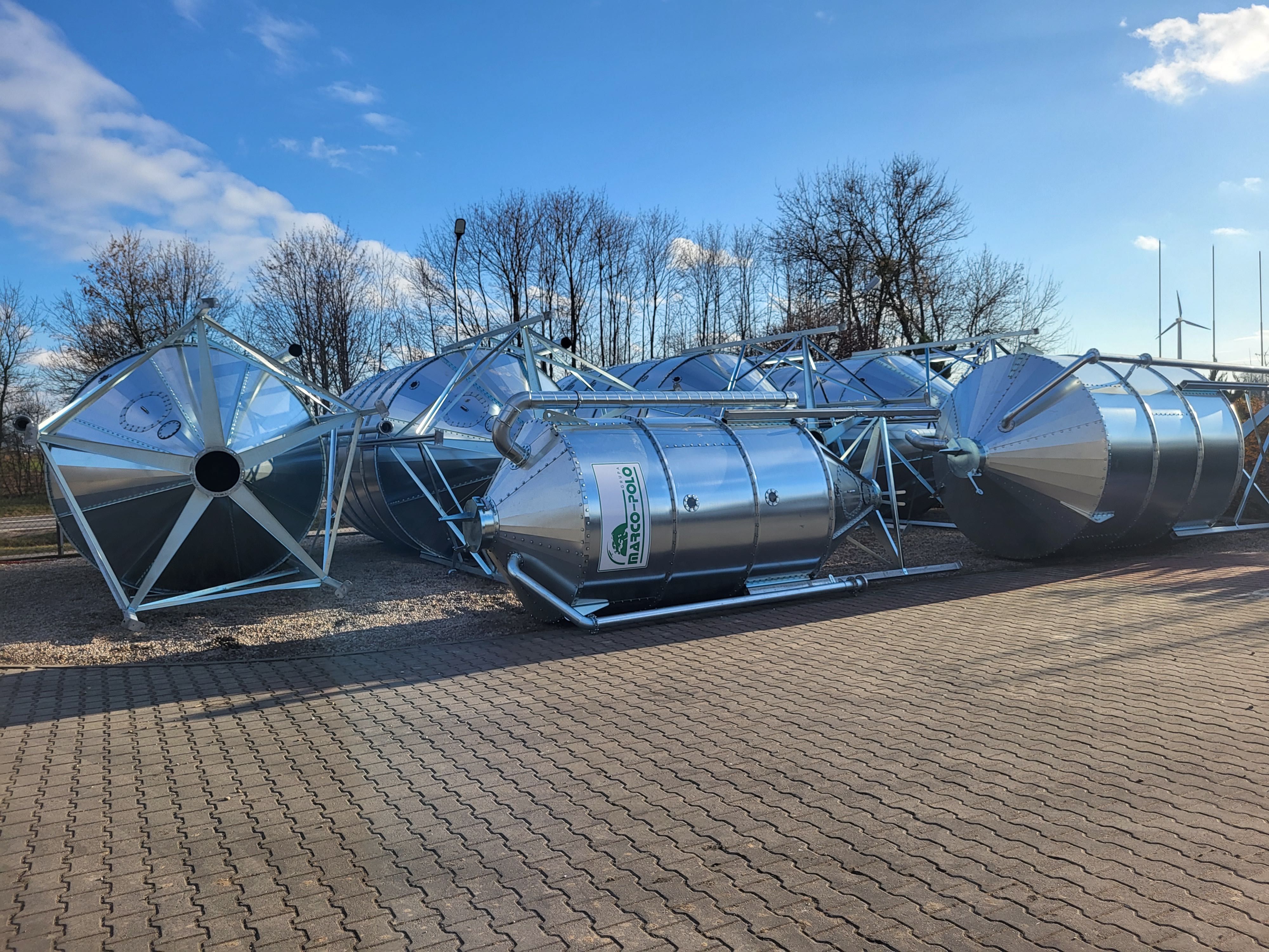 Silos 8 ton 12t 15t 20t 30t dowóz HDS paszowo zbożowy zbiornik NOWY