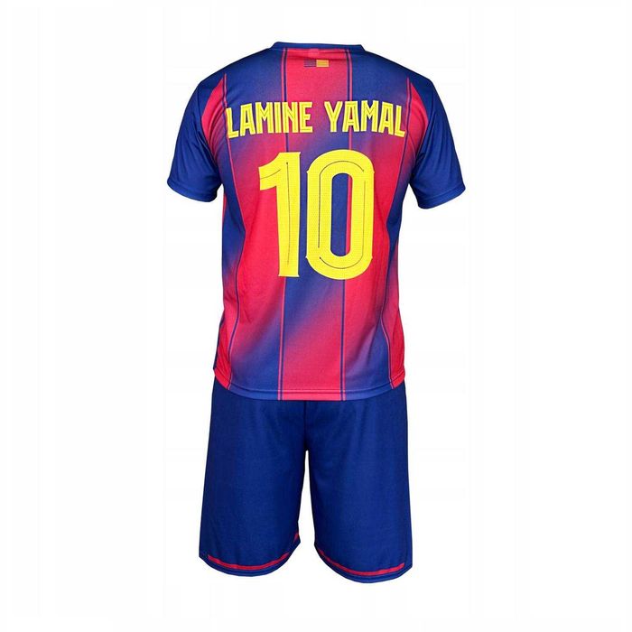 Strój dla młodego piłkarza - YAMAL BARCELONA - 152CM