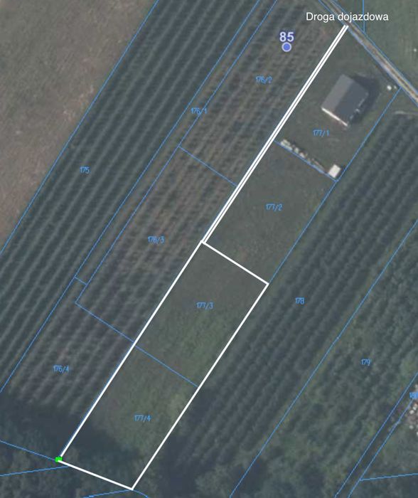 Działka budowlana z widokiem na las, Cholewianka, Gm. Kazimierz Dolny