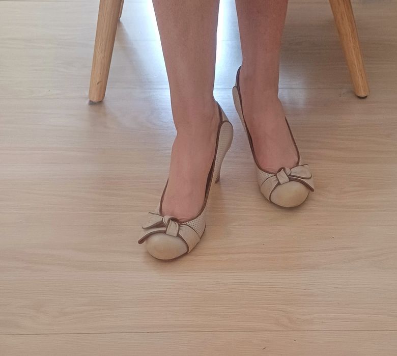 Solo Femme buty skóra