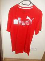 T-shirt / PUMA rozm (L) 52-54 duża  Koszulka czerwony / czerwona / red