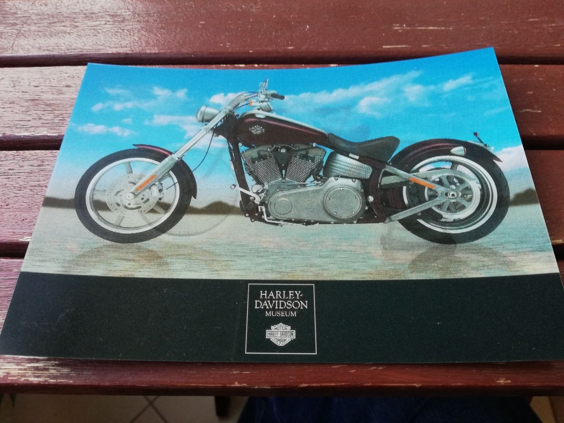 Harley Davidson Rocker , Harley Davidson pocztówka 3d