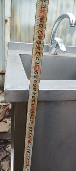 Ванна мийна  з нержавіючої сталі