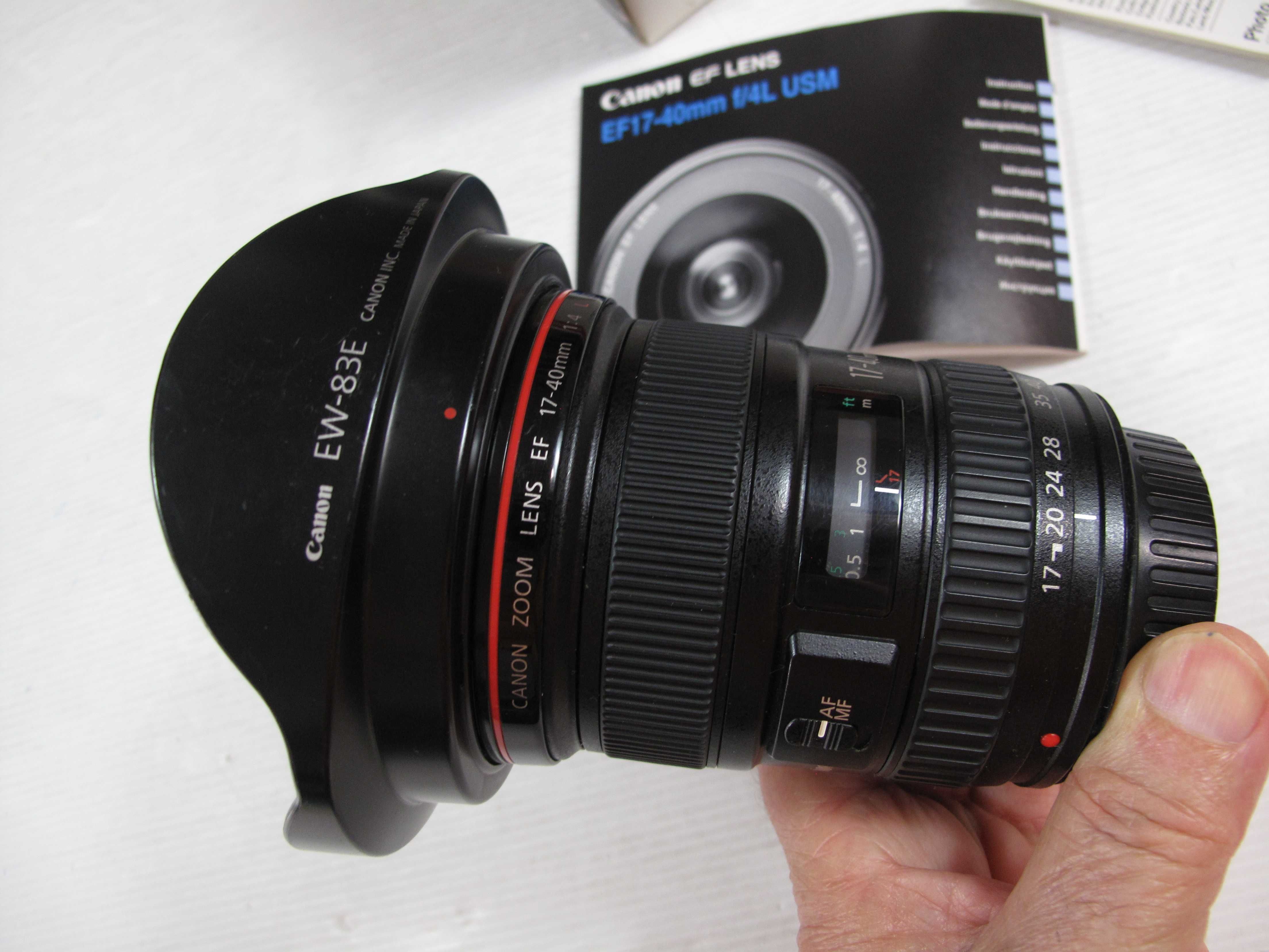 Canon 17-40 L F4 na caixa como NOVA ver fotos