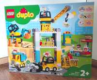 Nowe LEGO 10933 Duplo - Żuraw wieżowy i budowa , dźwig - Śląsk A1