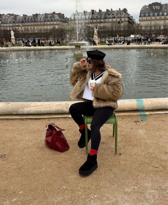 Берет Ruslan Baginskiy Monogram-embroidered Wool-blend Beret