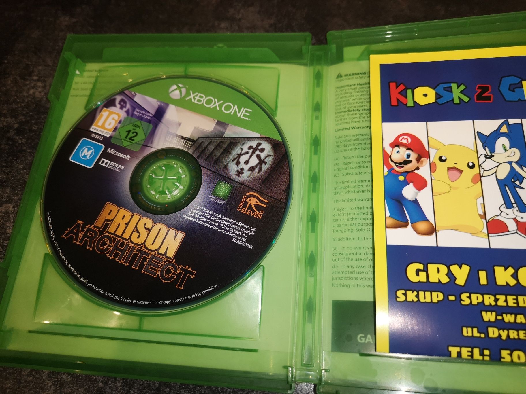 Prison Architect XBOX ONE gra (rzadkość na rynku) sklep Ursus