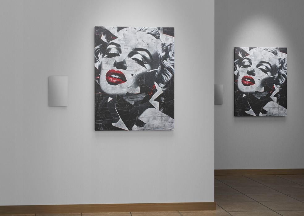 Obraz na płótnie Marilyn Monroe 60x80 cm - Ikona Popkultury w Pop-Art