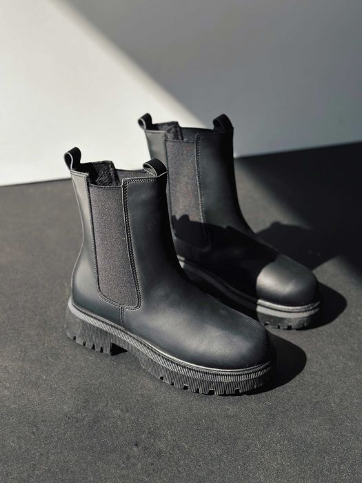 РОЗПРОДАЖ! БАЗОВІ ЧОРНІ ЧЕЛСІ, черевики 36-41 розміри