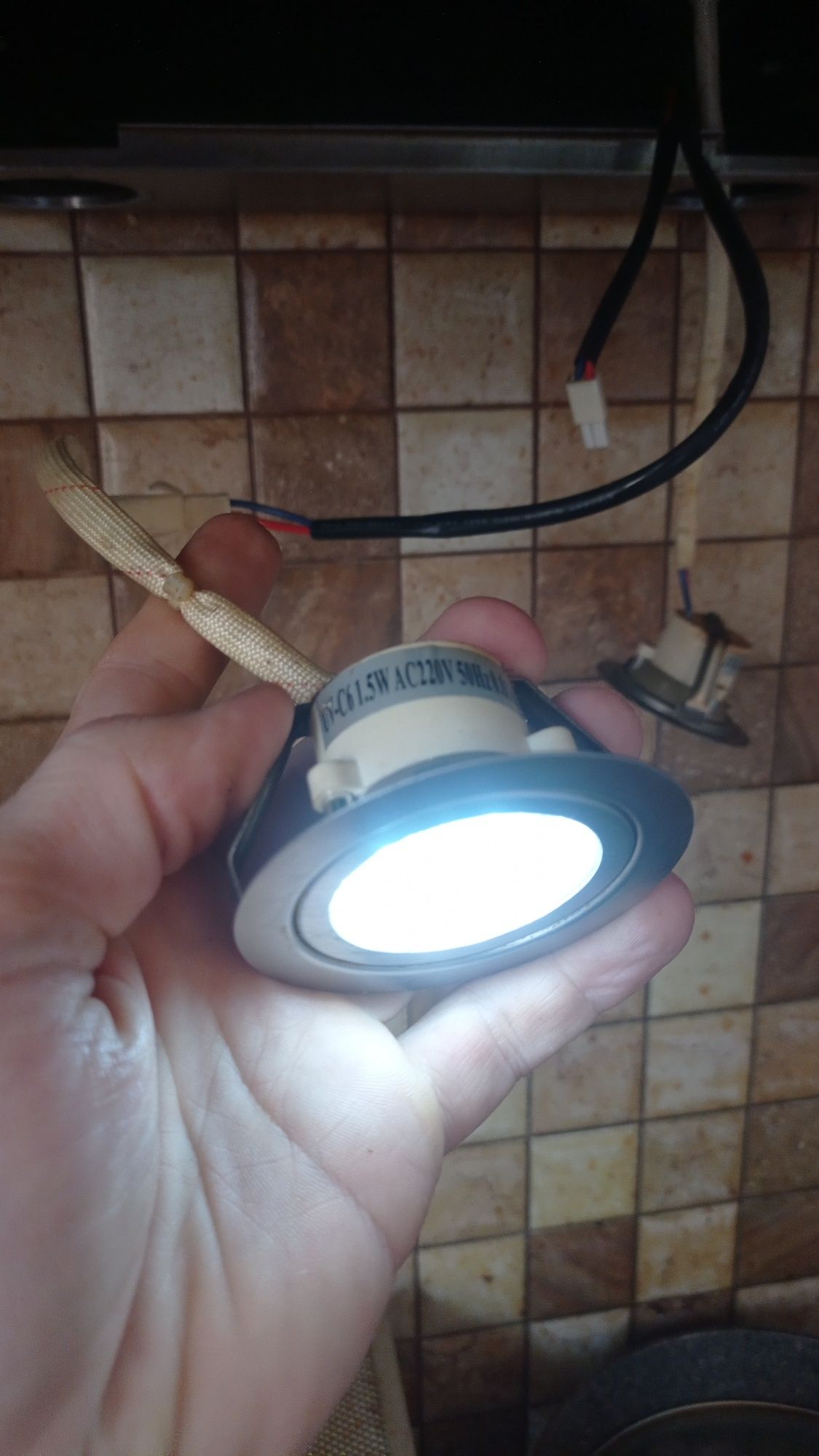 LED лампа для кухонної витяжки   UV-C6 1.5 W AC 220V 50HZ