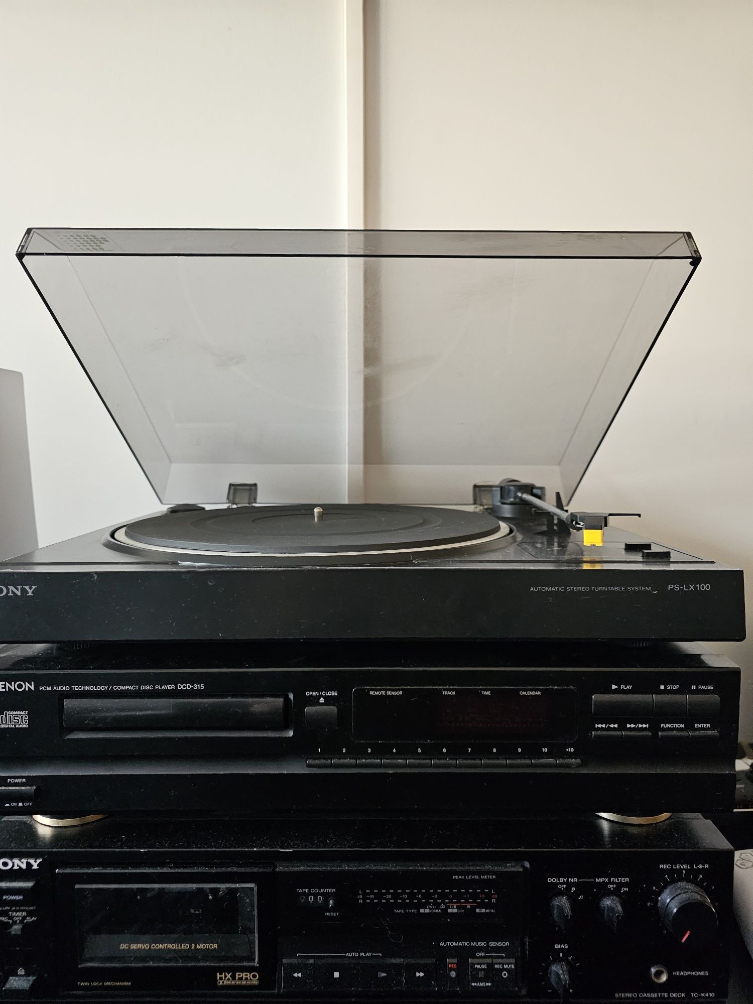 Leitor de vinil Sony PS LX100
