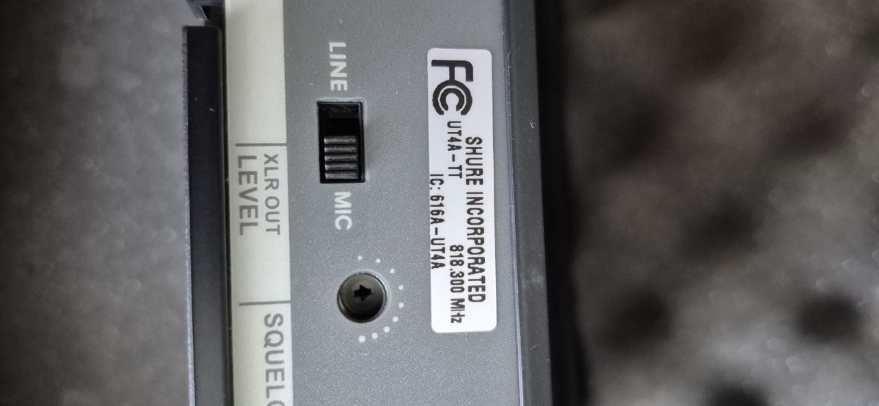 Петличні мікрофони Shure uT4A - TT.