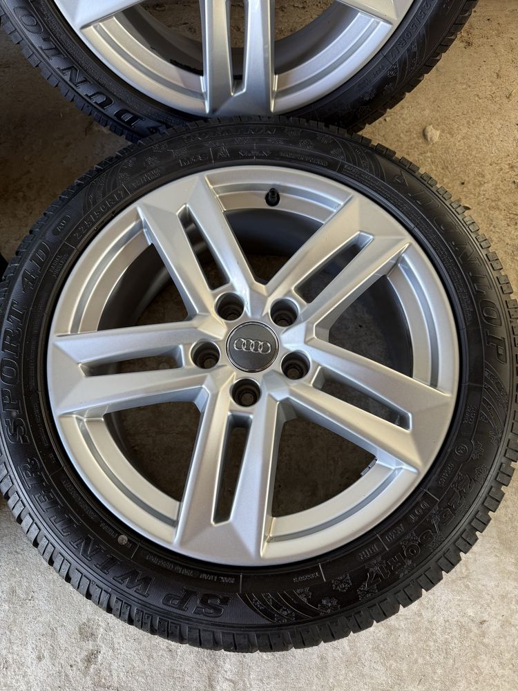 Oryginalne Alufelgi Audi 17” koła zimowe DUNLOP 2022 rok! JAK NOWE!