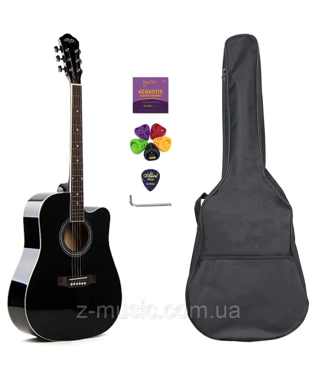 Гитара акустическая Caravan music HS-4111-BK