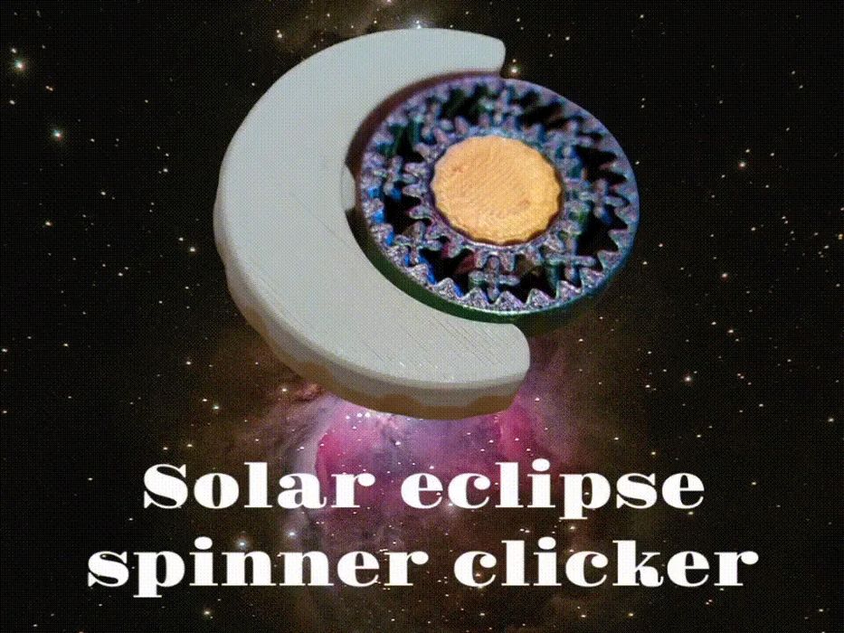 Spinner Fidget Sol e Lua