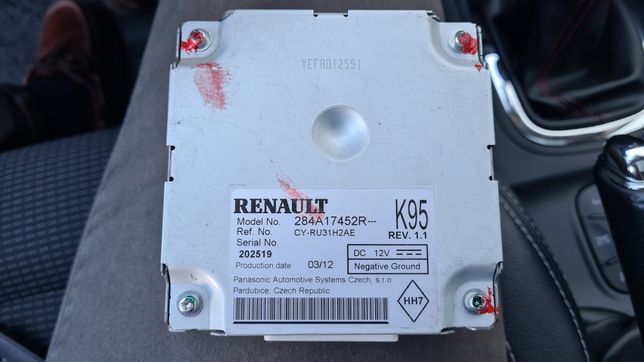 Caixa de centralina de câmara traseira, Renault Megane