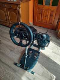 Kierownica logitech g920 + skrzynia biegów + stojak Wheel Stand Pro