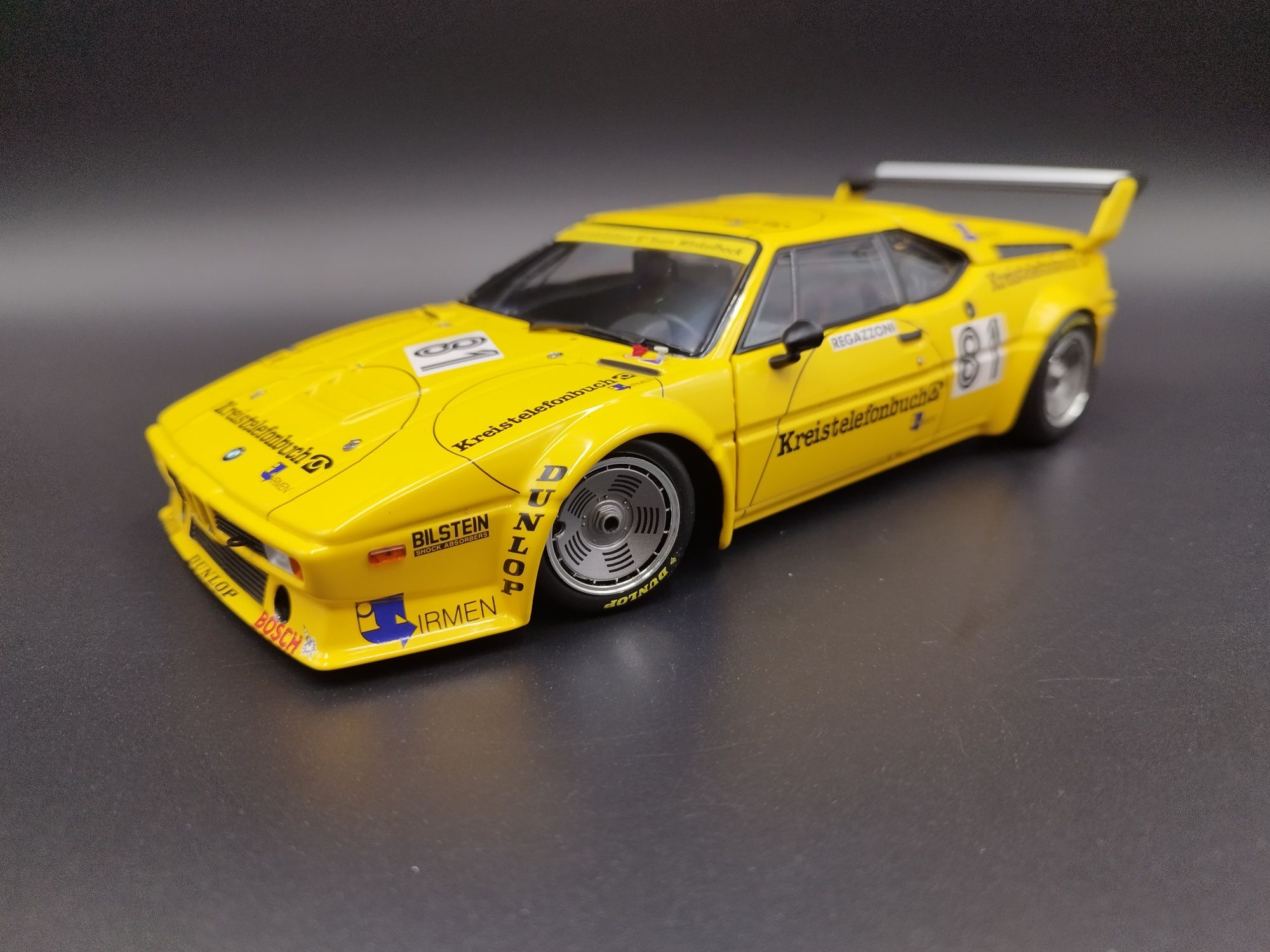 1:18 Minichamps BMW M1 Procar 'KREISTELEFONBUCH' TEAM Winkelhock model