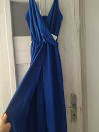 Sukienka długa niebieska nowa S/M