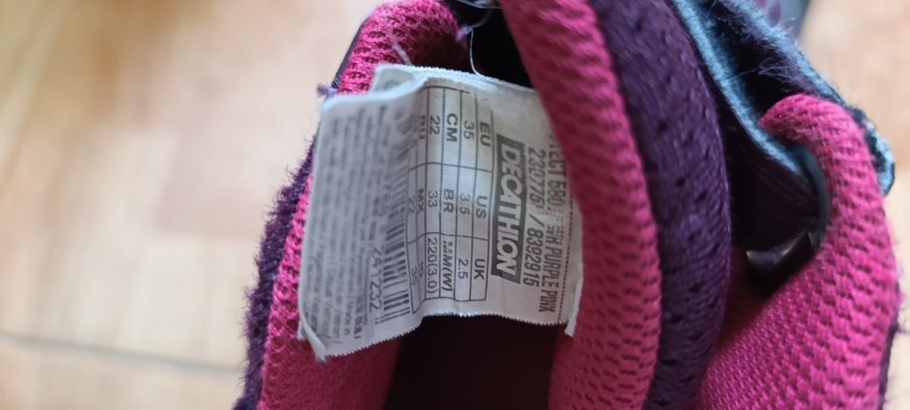 Botas de menina.