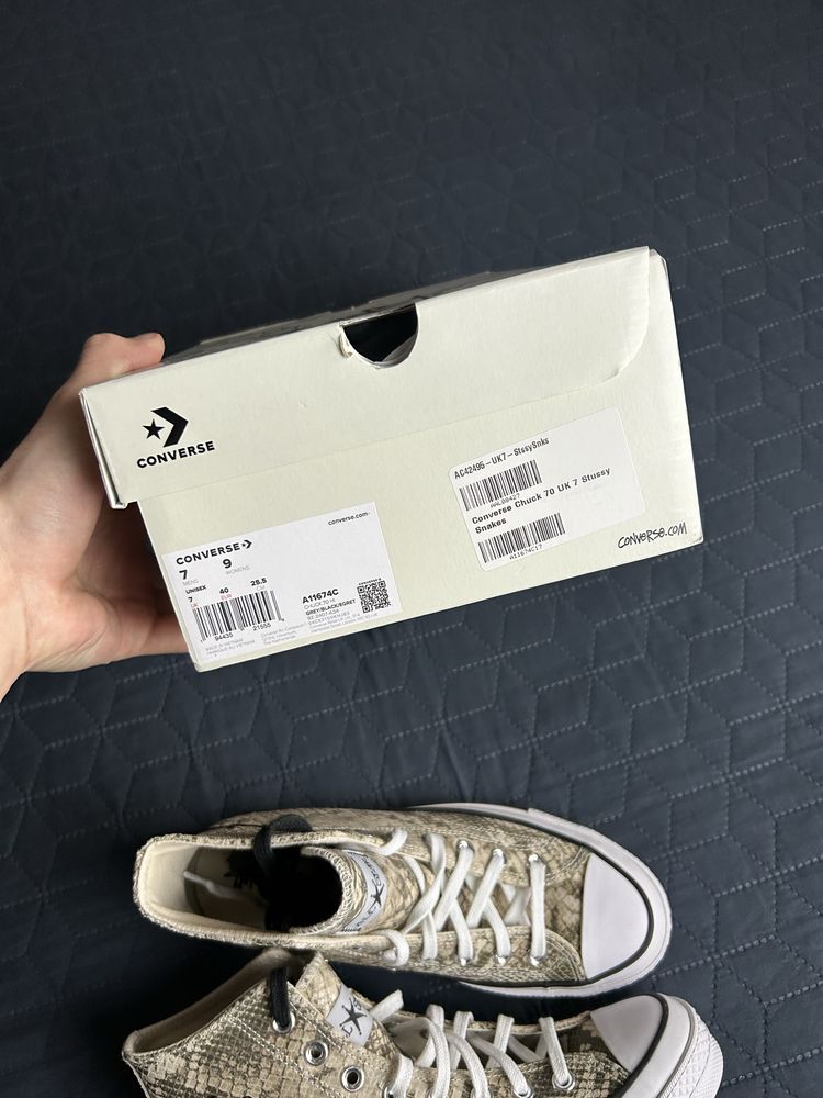 Stussy X Converse Chuck 70 «Snakes» Sneakers