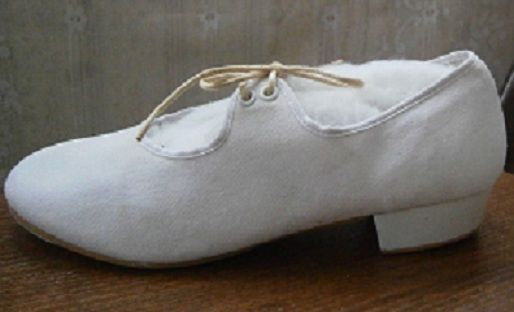 Танцевальная обувь – Купить степовки, белые, парусиновые, Dance Depot