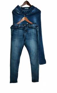 Dwie pary jeansów Beloved i Sasha skinny S super stan