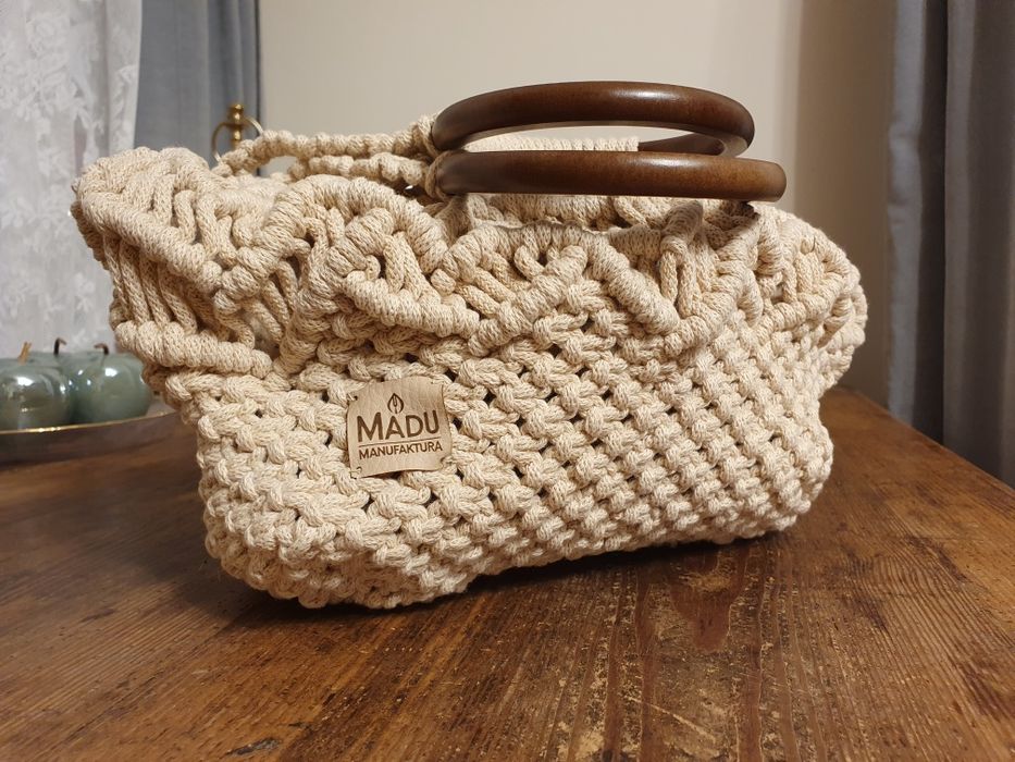 Torebka boho, makrama
