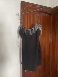 Vestido preto tubo Zara