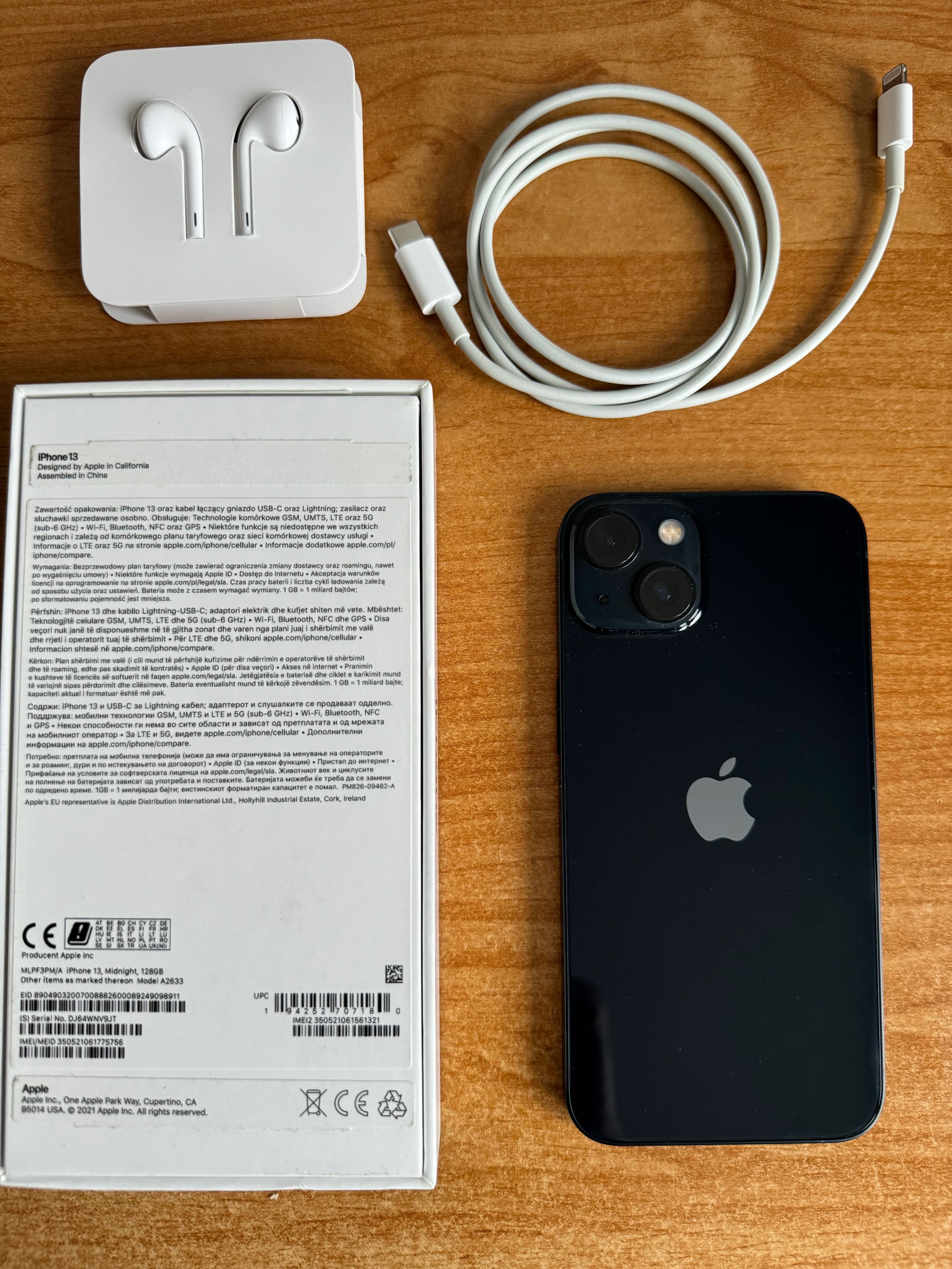 Apple iPhone 13 4 GB / 128 GB 5G czarny