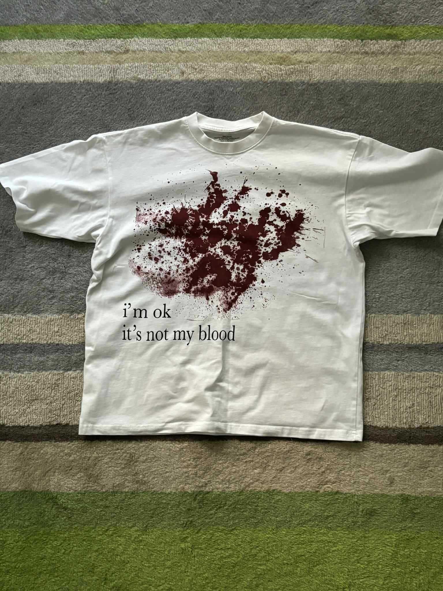 Ken Carson merch, T-shirt, Koszulka, Biała