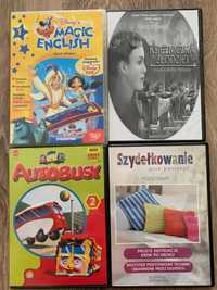 Bajki 4 DVD Autobusy Księżniczka złodziei Szydełkowanie Magic English