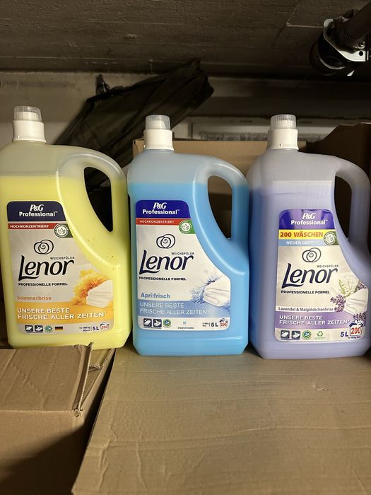 Lenor zloty niebieski 2x5l