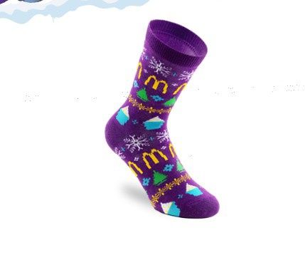 Meias do natal mcdonald's 2024