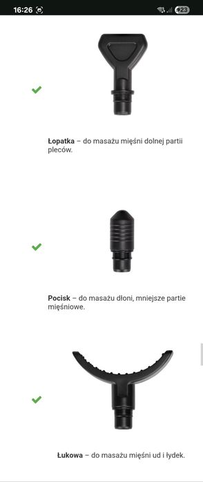 Pistolet do masażu HABYS gun PRO - jak nowy gwarancja, ekran LED