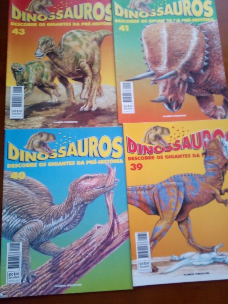 Revistas Dinossauros Vintage