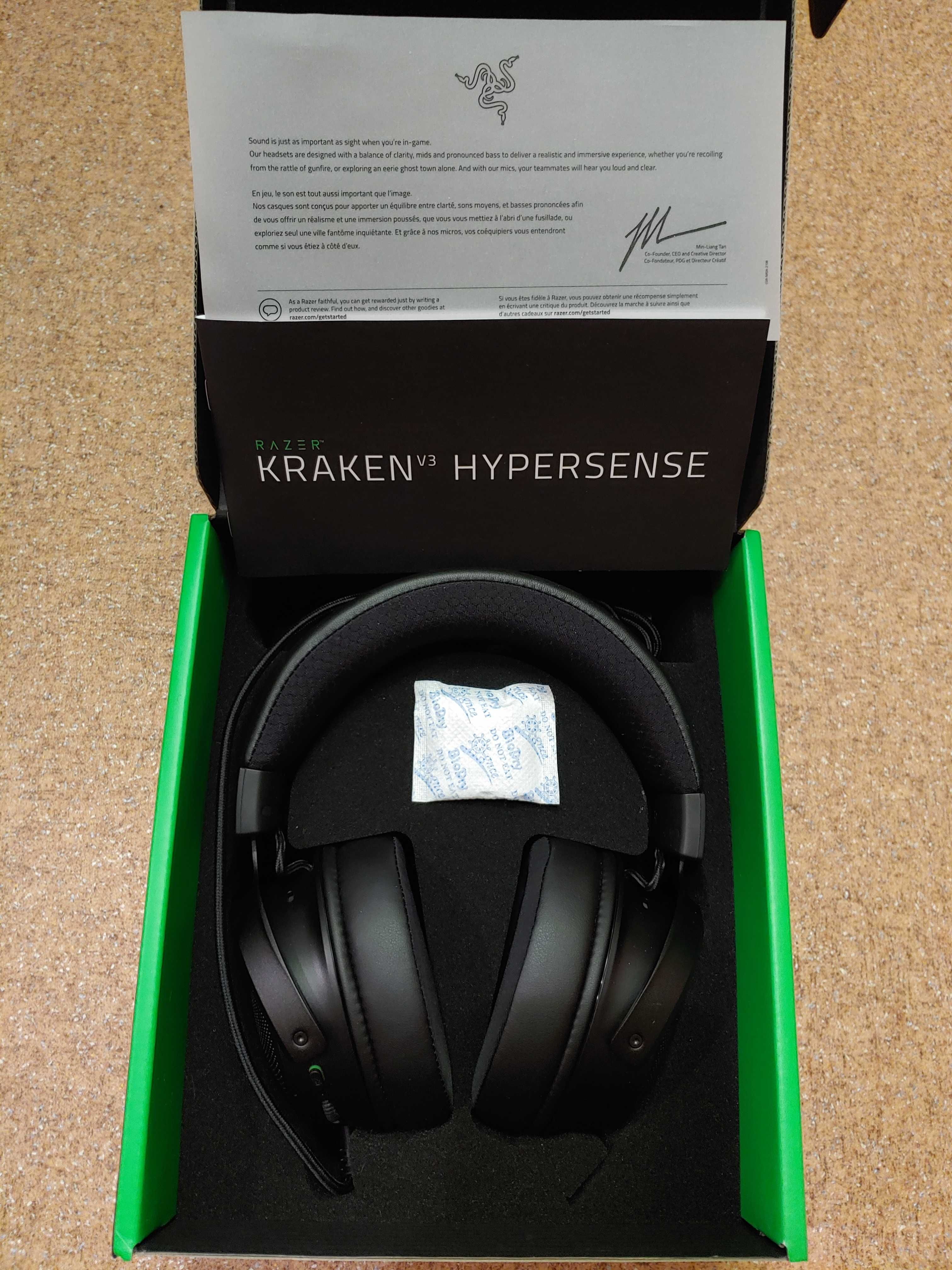 Игровые наушники Razer Kraken V3 Hypersense