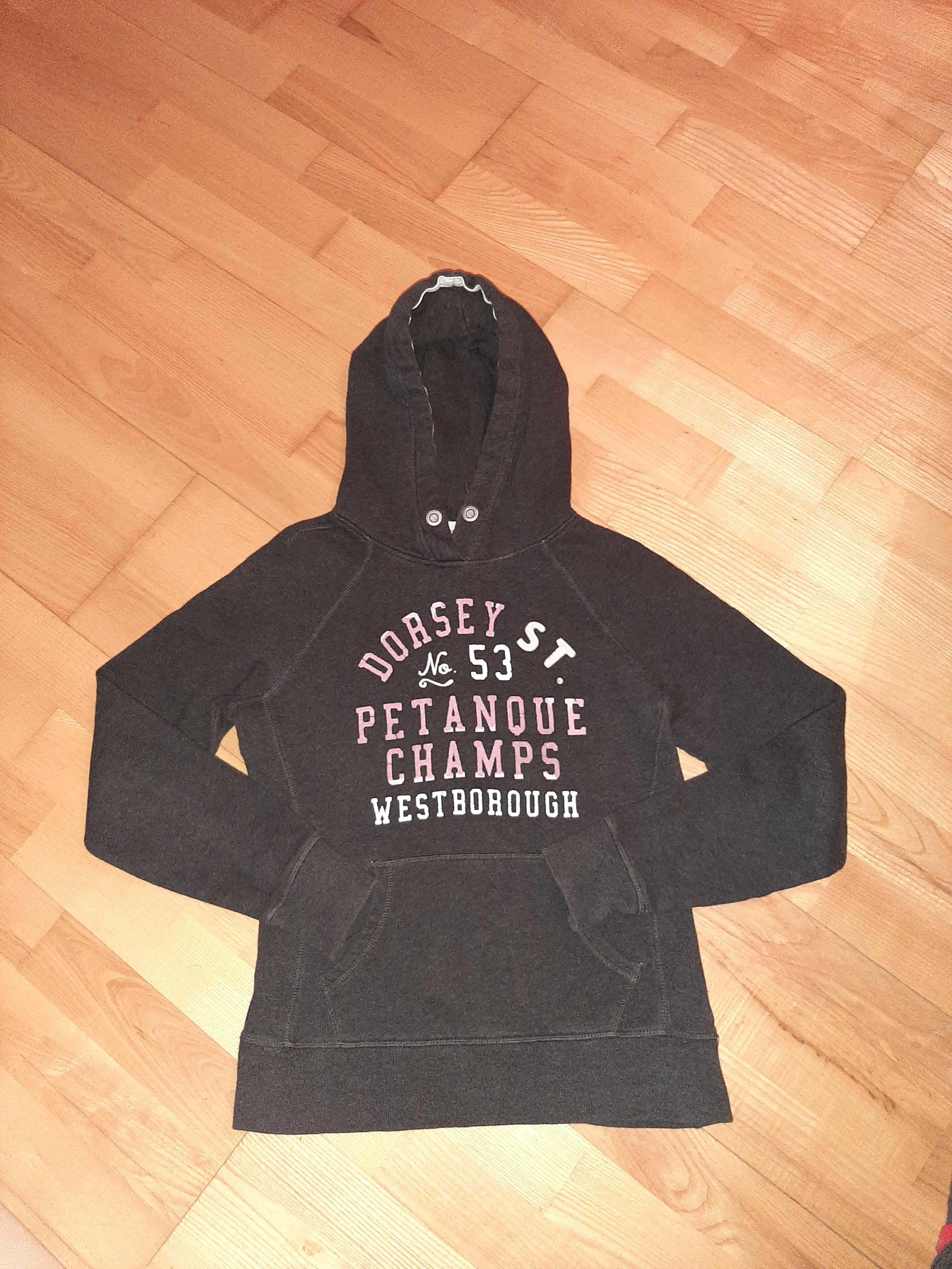 Bluza damska z kapturem r 38 M dresowa H&M dres kangurka dresy