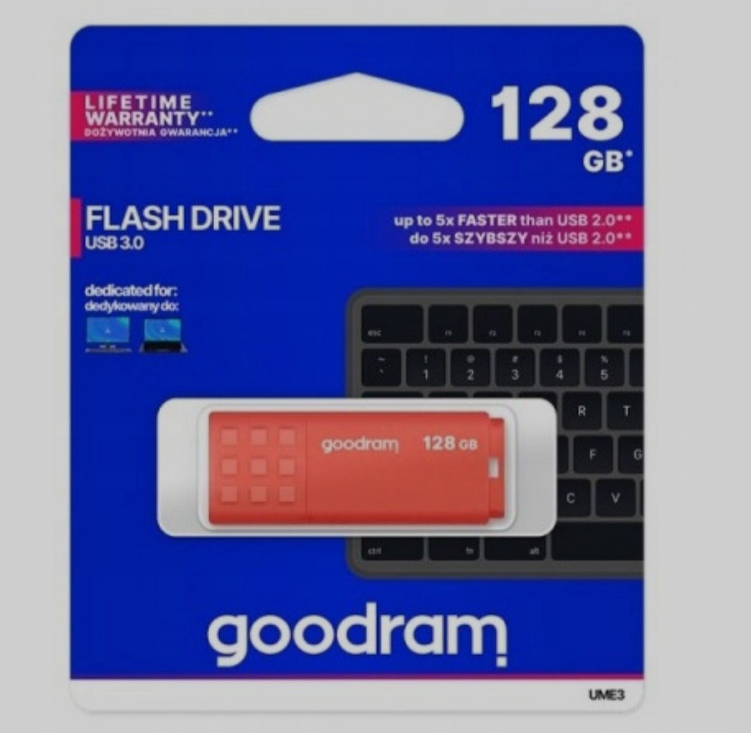 Pendrive Goodram ume3 128gb USB 3.0 3.1 3.2 2.0 nowy