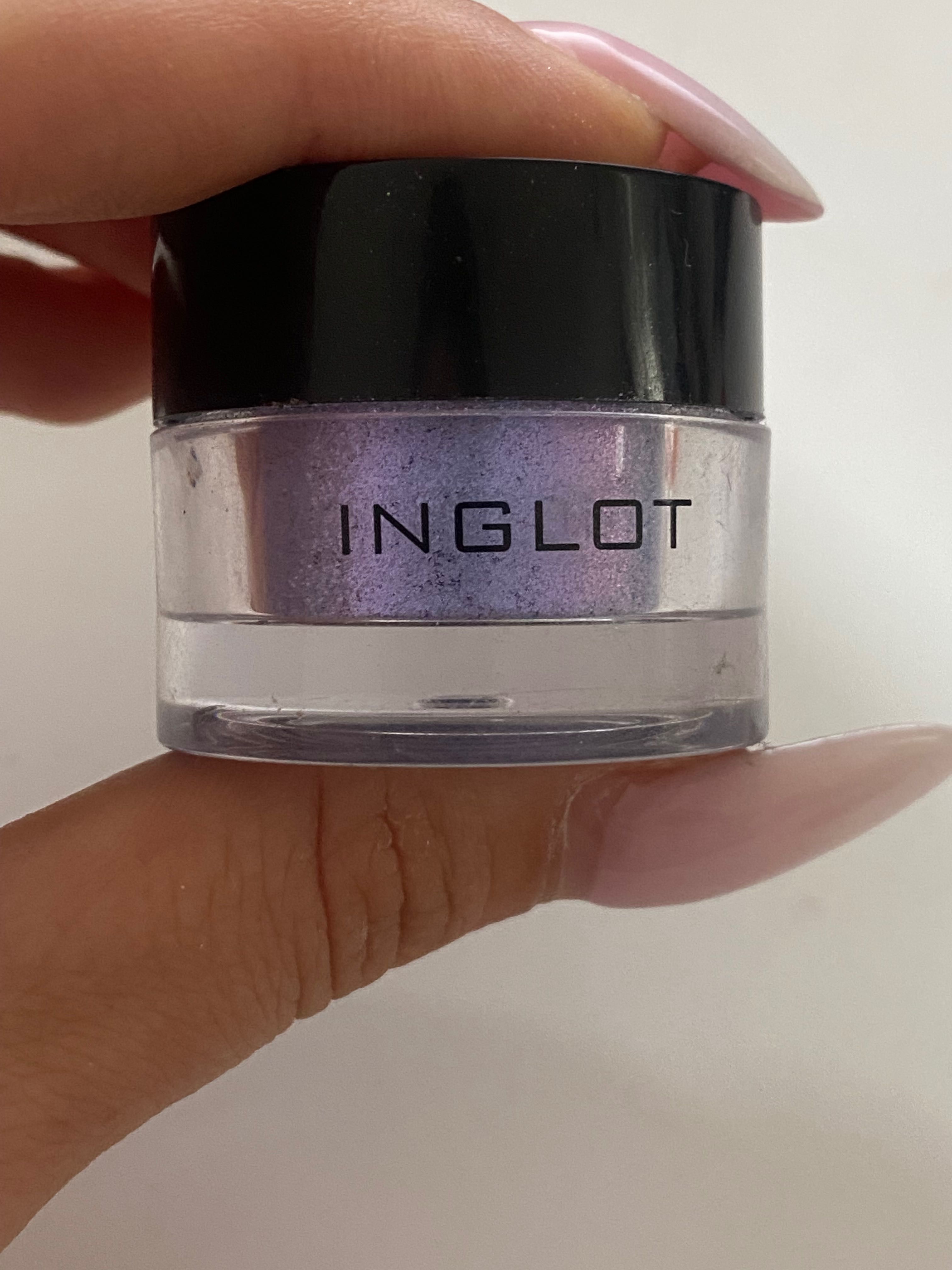 Sypki cień pigment do powiek AMC Pure Inglot 112, liliowy, fioletowy