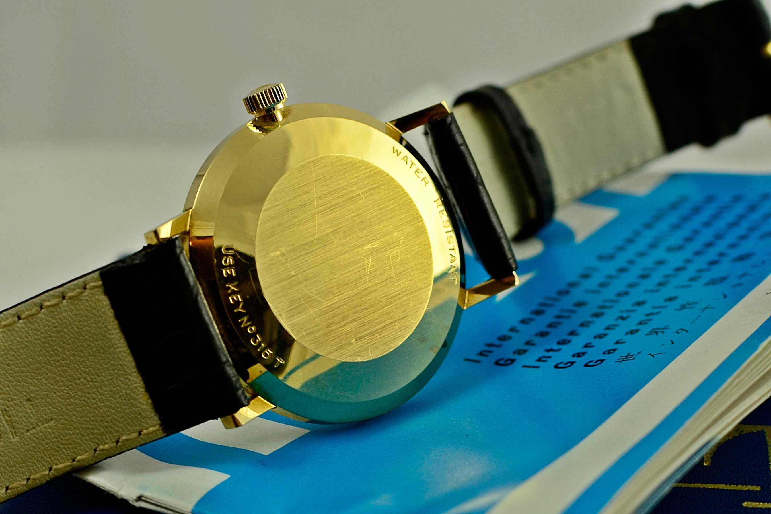 18K Złoty zegarek 1979r. Tissot Seven Seastar stan sklepowy