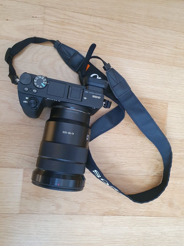 Sony a6500 alfa 6500 + obiektyw 18-105mm a6000 a6200 a6400